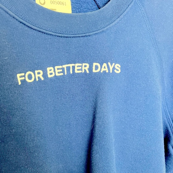 For Better Days Blue Sweatshirt - Picture 2 of 4